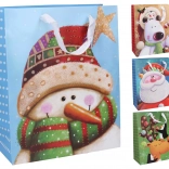 Pungă cadou de Crăciun mărime medie