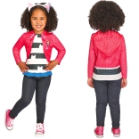 Costum pentru copii GABBY’S DOLLHOUSE – top și bentiță cu urechi de pisică (98–104 cm, 3–4 ani)