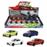 Model auto metalic Welly BMW M4 12 cm cu mecanism pull-back