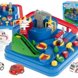 Pistă de curse interactivă cu obstacole și parcare