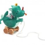 Jucărie de tras pe roți Drak Joe