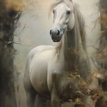 Pictură cu diamante Vălătuc în ceață 30 × 40 cm