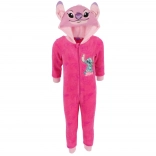 salopetă fleece pentru copii 3 în 1 cu glugă Stitch de la Cozy Noxxiez (mărimea 98/104)