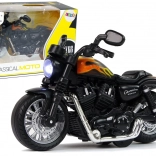 Motocicletă Champion cu tracțiune înapoi, sunete și lumini