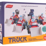 excavator demontabil cu accesorii pentru copii 18m+