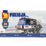 Set de construcție Dromader Mașină de Poliție