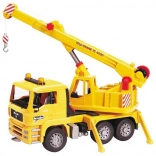 BRUDER MAN TGA camion cu macara 1:16, galben
