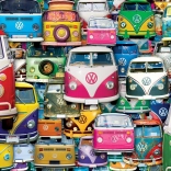 Puzzle Volkswagen Bus Funky Jam 1000 piese