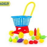 Cărucior de Cumpărături cu Alimente