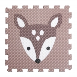 Minideckfloor căprior – maro cu căprior maro închis