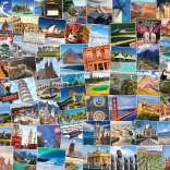 EUROGRAPHICS puzzle Globetrotter 2000 piese