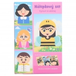 Set creativ de stickere – față 21 × 14 cm