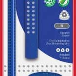 Creion din grafit Faber-Castell Grip Jumbo cu accesorii albastru