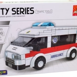 Micul mecanic – set de construcție ambulanță 255 piese