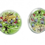 Puzzle de buzunar cu fotbal – joc cu bile, față-verso (Ø 9 cm)