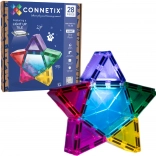 Connetix Light Star Pack piese magnetice cu lumină, 28 buc