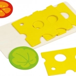 Brânză pe planșetă