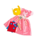 Bigjigs Toys costum prințesă – rochie roz cu accesorii
