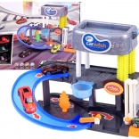 Spălătorie de mașini pe două niveluri cu apă curentă, lift și efecte