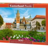 Puzzle 500 piese – Wawel, castelul Cracovia, Polonia