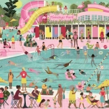 Puzzle Ravensburger Distracții la piscină 1000 de piese