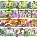 Puzzle TREFL Premium Plus Tea Time: patru anotimpuri 1000 piese