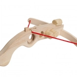 Fauna arbaletă din lemn pentru copii cu proiectile din plută