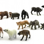 Animăluțe safari ZOO din plastic 10 cm, mix de specii - 1 buc