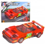 Set de construcție 2 în 1 mașină de curse și robot cu mecanism cu arc, 329 piese