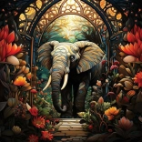 Puzzle Gardianul florilor 1000 piese ART PUZZLE