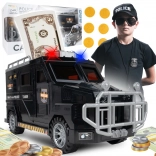 Pușculiță seif mașină de poliție SWAT