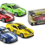 Mașinuță sport din metal cu uși care se deschid