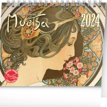 Calendar de birou Alfons Mucha 2024