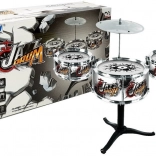 Set de tobe pentru copii cu 3 tobe și cinel