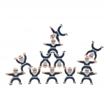 Figurine stivuibile din lemn Marinari