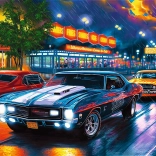 Puzzle Trefl Premium Plus Călătorie de noapte 1000 piese