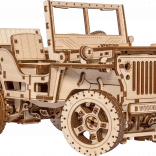 Model de Jeep din lemn 4x4 - 570 de piese