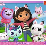 Puzzle 25 de piese cu cadru Descoperă-o pe Gábi