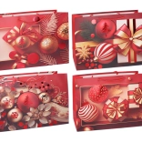 Pungă cadou L 30 × 38,5 × 11 cm Crăciun