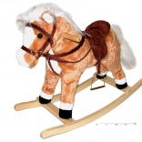 Căluț balansoar cu efecte, maro