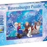 Puzzle Ravensburger Regatul de Gheață - Magia Înghețată 100 de piese