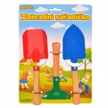 Set de grădinărit metalic pentru copii, 3 piese