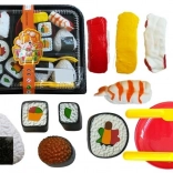 Set de sushi pentru copii cu tacâmuri și accesorii (27 piese)