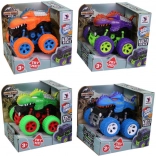 Mașină cu roți mari dinozaur în 4 culori