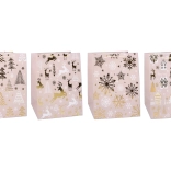 Pungă cadou M de Crăciun 26 × 32 × 12 cm