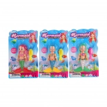 Sirena cu păr lung și rochii strălucitoare