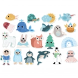 Vilac Magnete din lemn Island