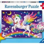 Puzzle Ravensburger – unicorn și pegas 2×24 piese