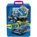 Servietă metalică pentru 50 de mașinuțe HOT WHEELS