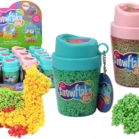 Biluțe squishy din spumă în pahar verde